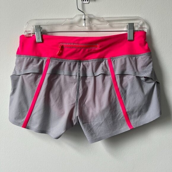 SPECIAL EDITION Lululemon Run Lightweight Low-rise Lined Short Pink Grey 6 NWOT - Picture 8 of 13
